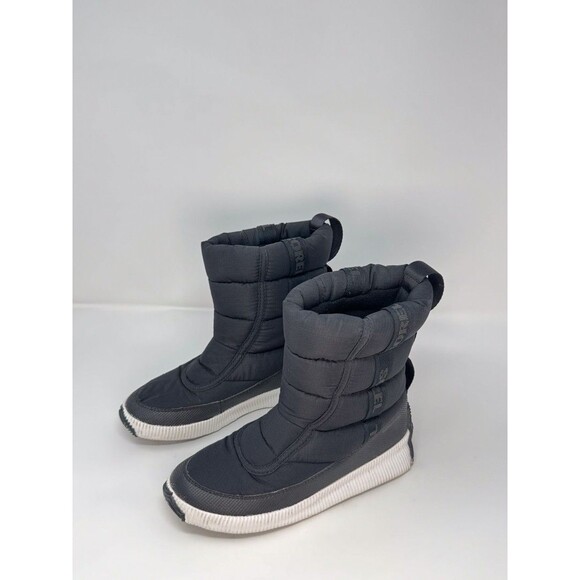 Sorel Out N About Puffy Mid Womens Boots Black Insulated Waterproof Winter US 7 - Picture 4 of 7